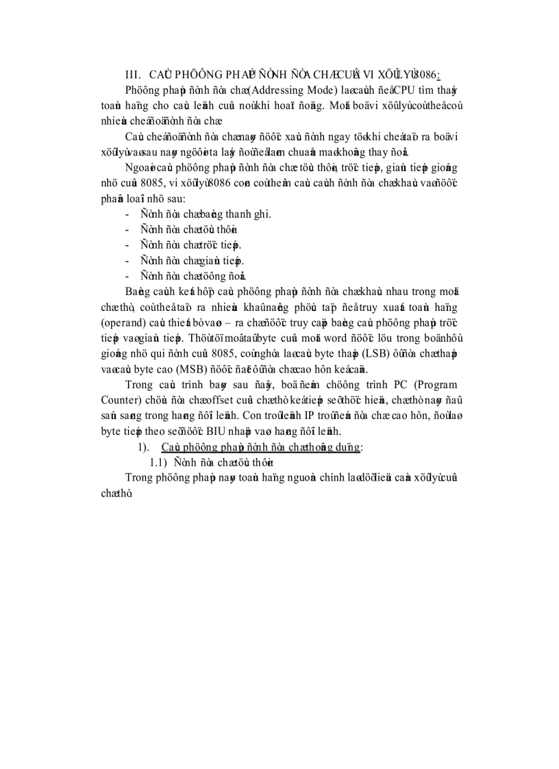 image for page Giao tiếp máy tính với kit vi xử lý 8086