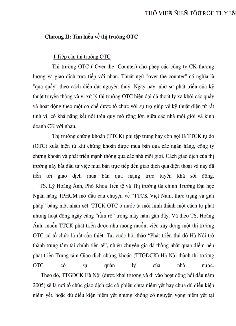 image for page Đôi nét về thị trường OTC