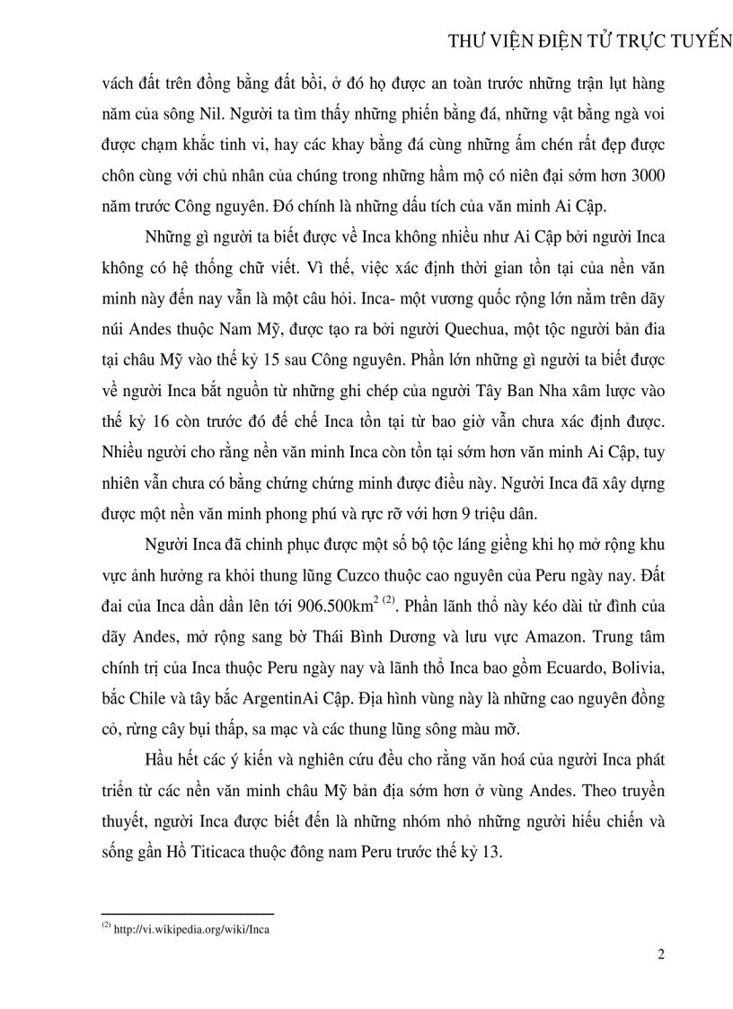 image for page Nền văn minh Inca và Ai Cập sự tương đồng và khác biệt cùng những di sản