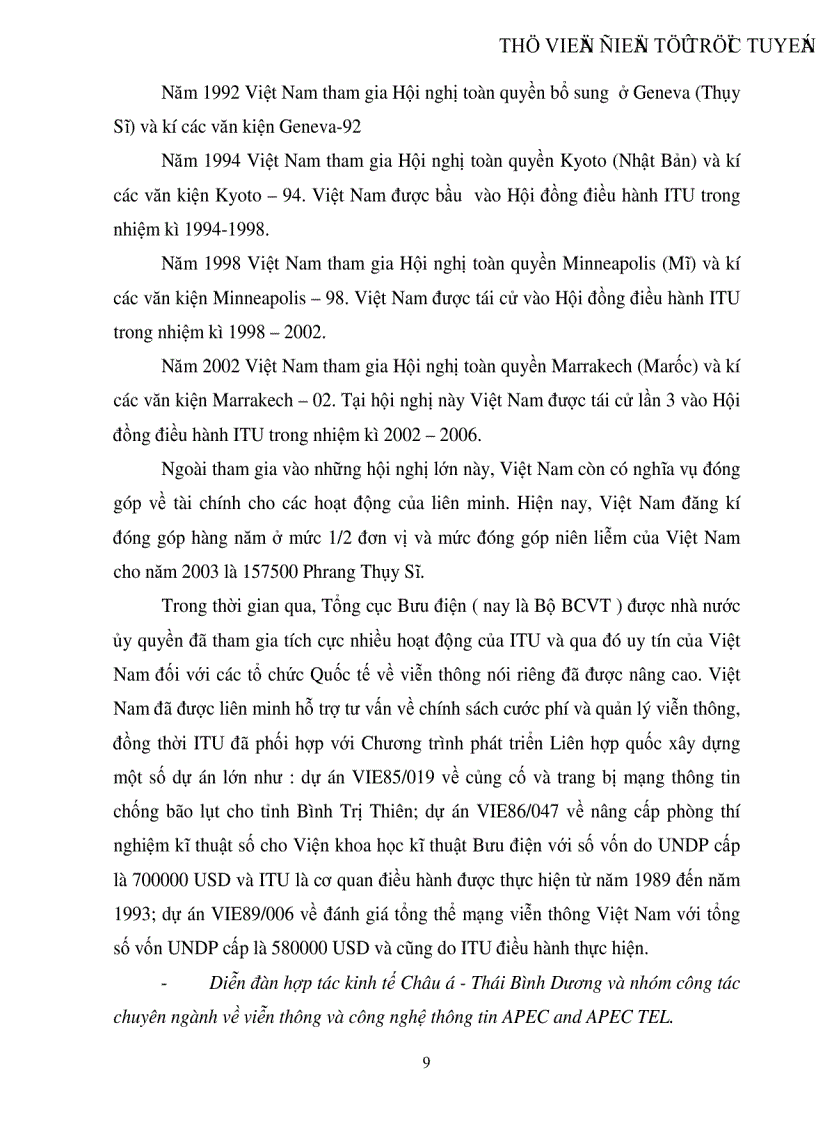image for page Bưu chính viễn thông Việt Nam trong quá trình hội nhập