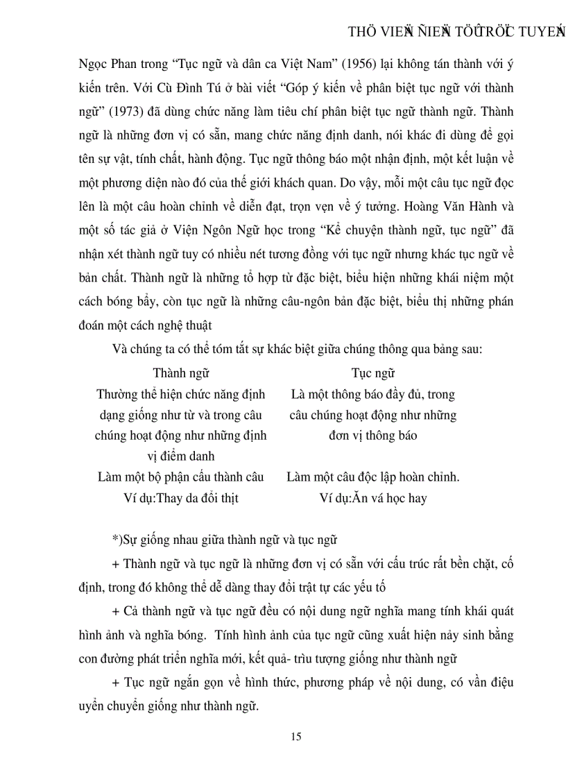 image for page Khảo sát các đơn vị thành ngữ trong một số truyện ngắn của Nam Cao giai đoạn 1930 1945