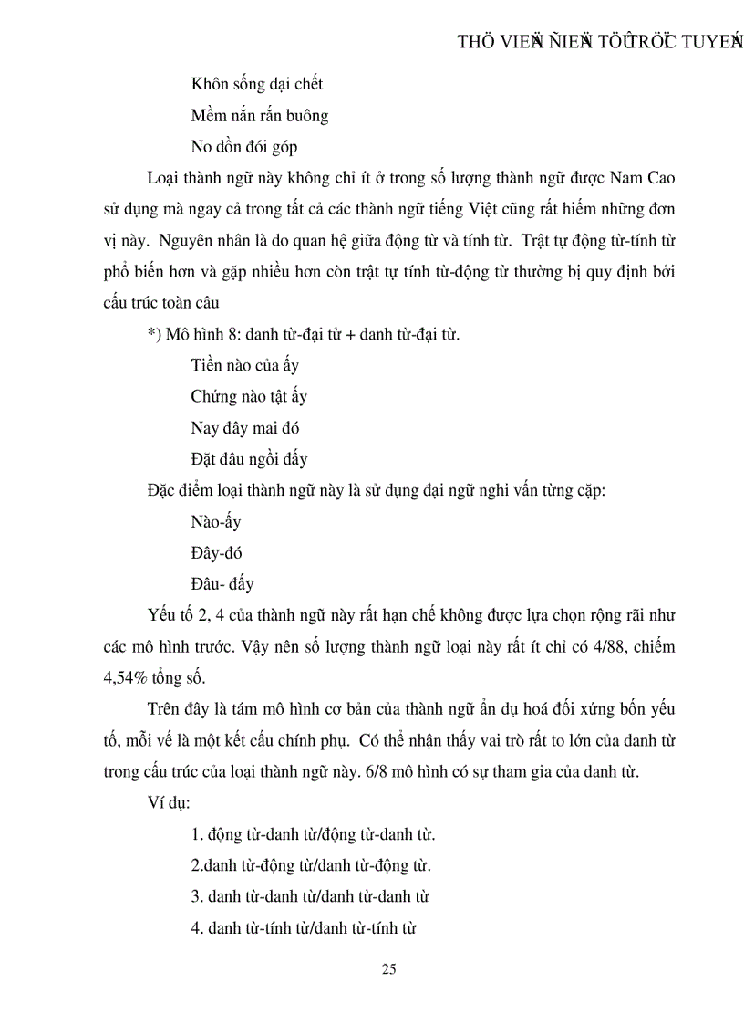 image for page Khảo sát các đơn vị thành ngữ trong một số truyện ngắn của Nam Cao giai đoạn 1930 1945