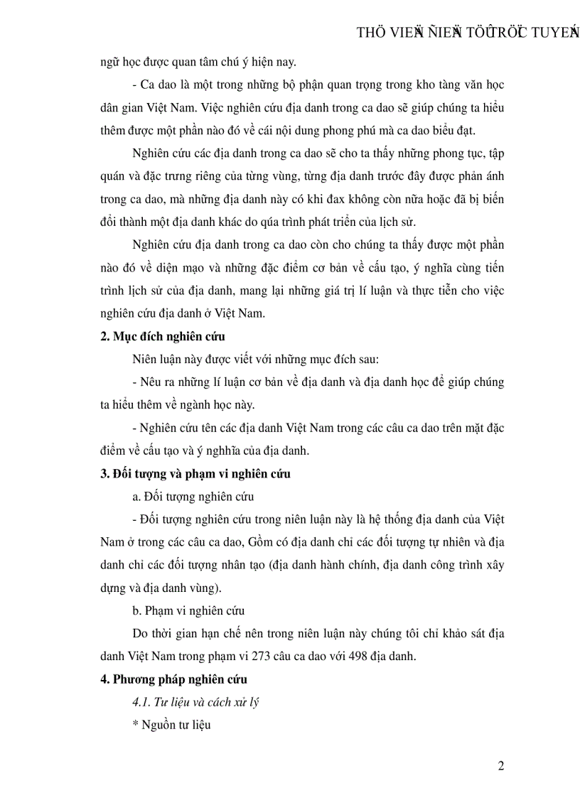 image for page Khảo sát địa danh trong ca dao Việt Nam