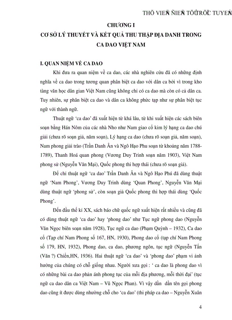 image for page Khảo sát địa danh trong ca dao Việt Nam