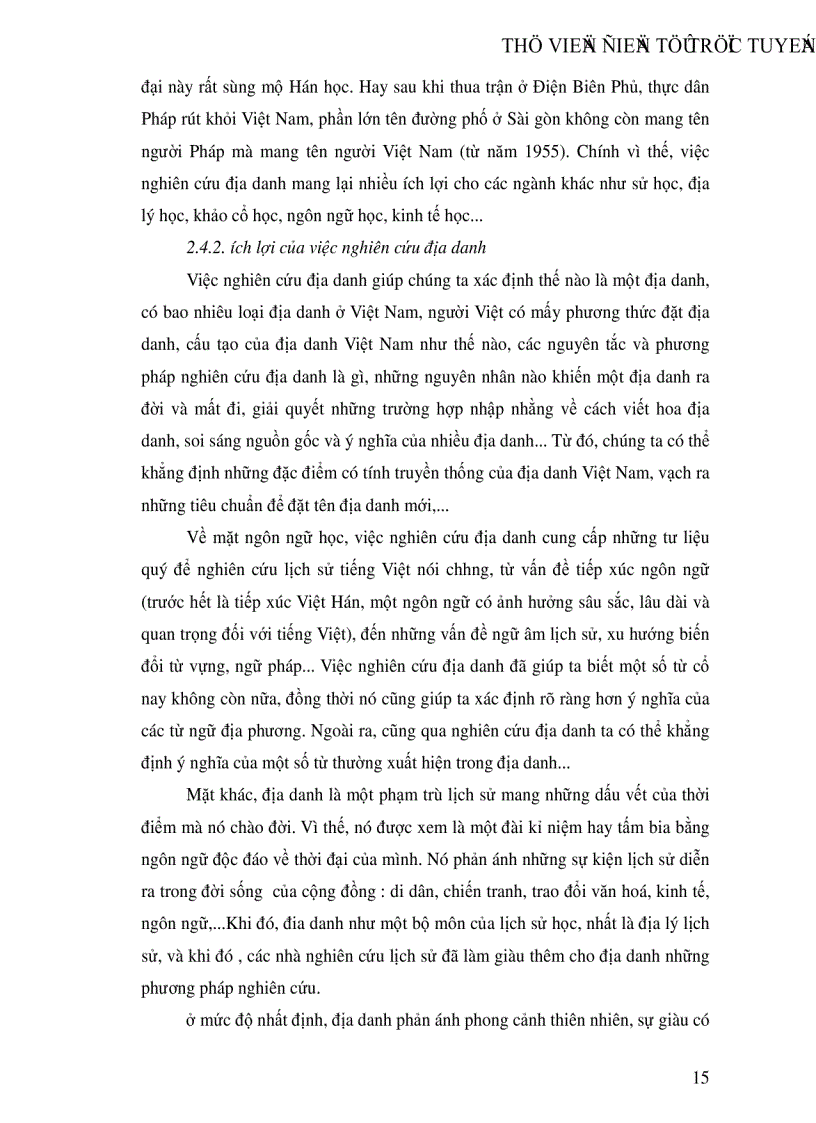 image for page Khảo sát địa danh trong ca dao Việt Nam