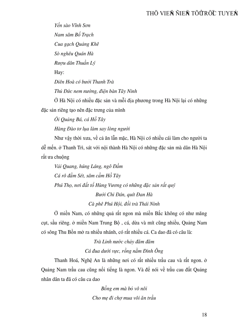 image for page Khảo sát địa danh trong ca dao Việt Nam