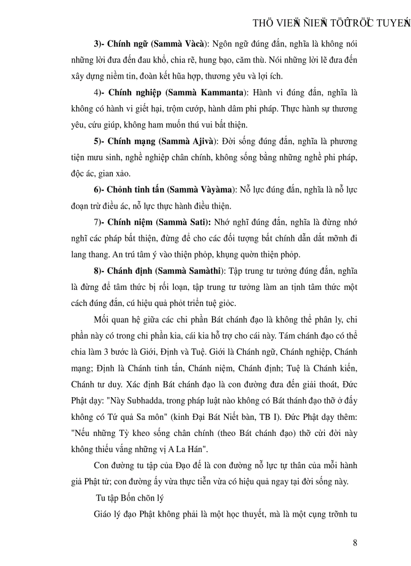 image for page Nhận xét về giáo lý Phật giáo