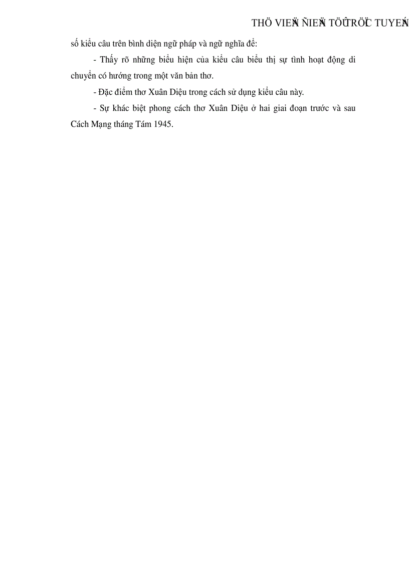 image for page Đặc điểm của câu biểu thị sự tình hoạt động di chuyển trong tiếng Việt và một số nhận xét bước đầu về kiểu câu này trong thơ Xuân Diệu