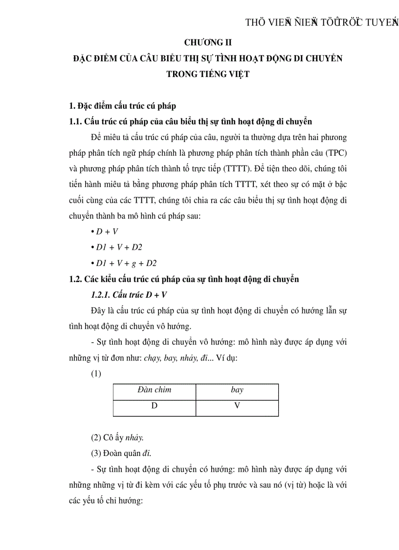 image for page Đặc điểm của câu biểu thị sự tình hoạt động di chuyển trong tiếng Việt và một số nhận xét bước đầu về kiểu câu này trong thơ Xuân Diệu
