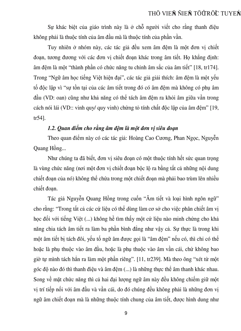 image for page Các tiếng chứa âm đệm trong tiếng Việt Nguồn gốc và hướng giải quyết