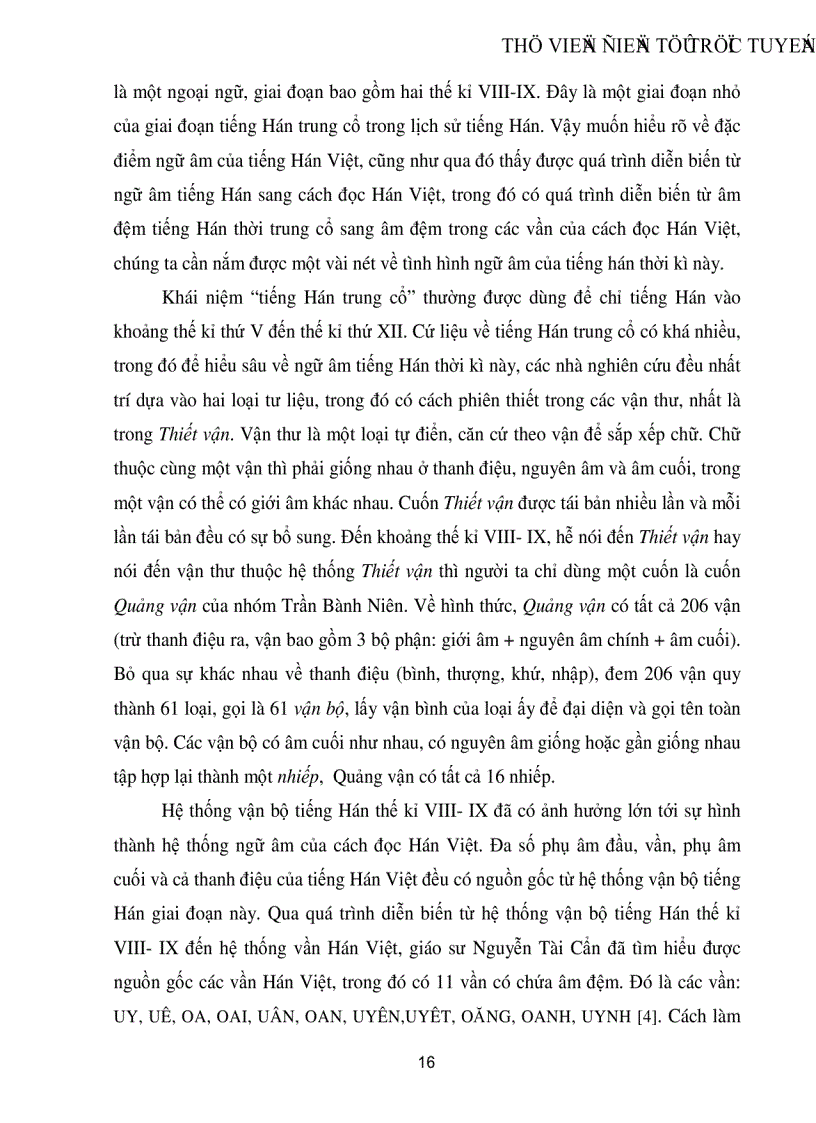 image for page Các tiếng chứa âm đệm trong tiếng Việt Nguồn gốc và hướng giải quyết