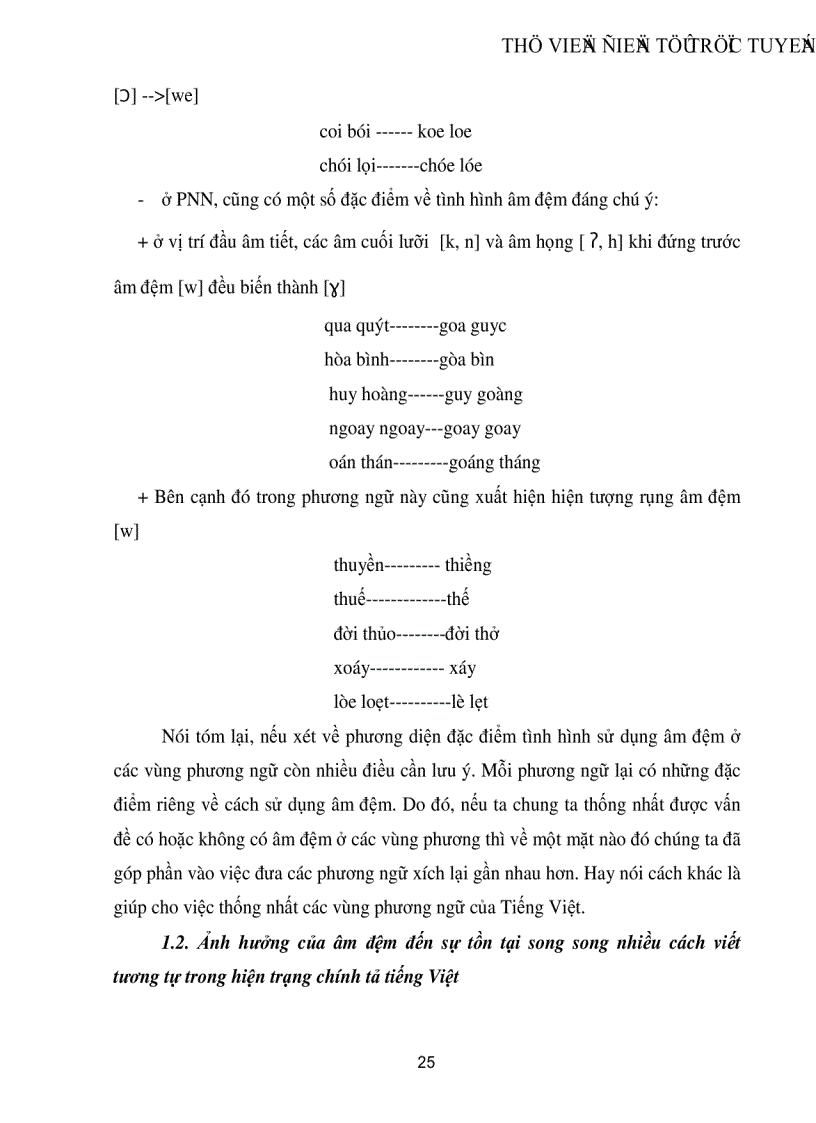 image for page Các tiếng chứa âm đệm trong tiếng Việt Nguồn gốc và hướng giải quyết