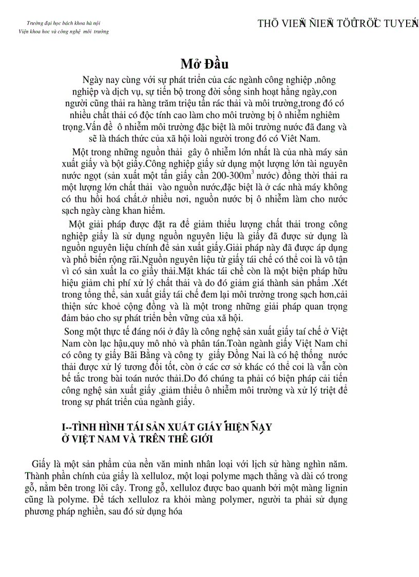 image for page Thực trạng và giải pháp công nghệ sản xuất giấy tái chế ở Việt Nam