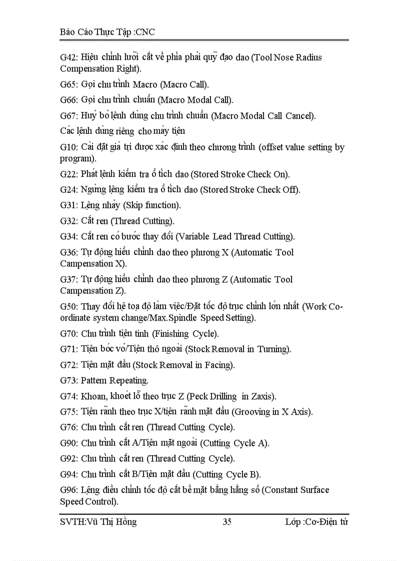 image for page Báo Cáo Thực Tập CNC