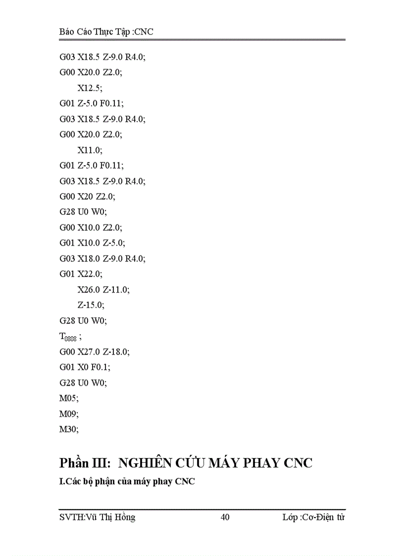 image for page Báo Cáo Thực Tập CNC