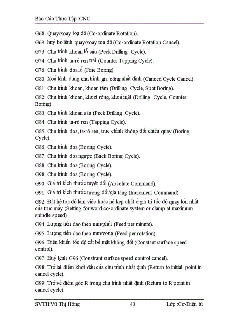 image for page Báo Cáo Thực Tập CNC
