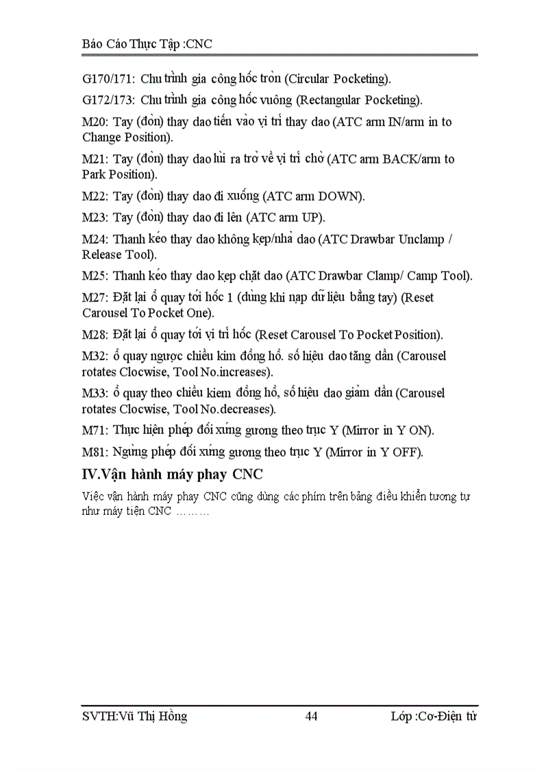 image for page Báo Cáo Thực Tập CNC