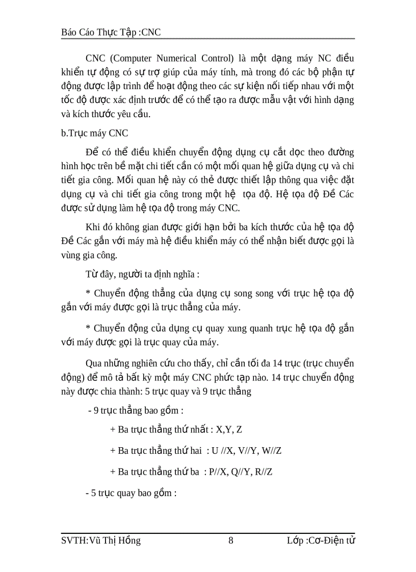 image for page Báo Cáo Thực Tập CNC
