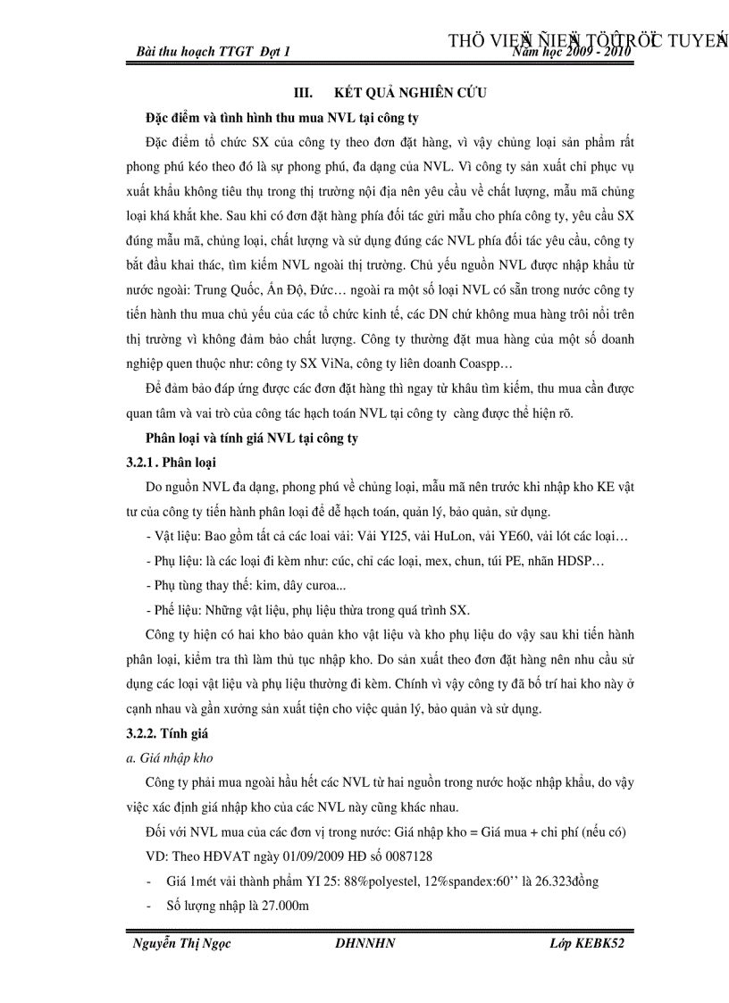 image for page Tìm hiểu công tác hạch toán nguyên vật liệu tại công ty TNHH may Minh Anh