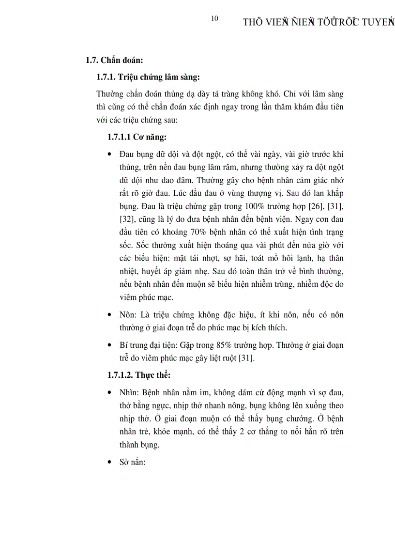 image for page Đánh giá kết quả sớm trong điều trị thủng ổ loét dạ dày tá tràng bằng phẫu thuật nội soi