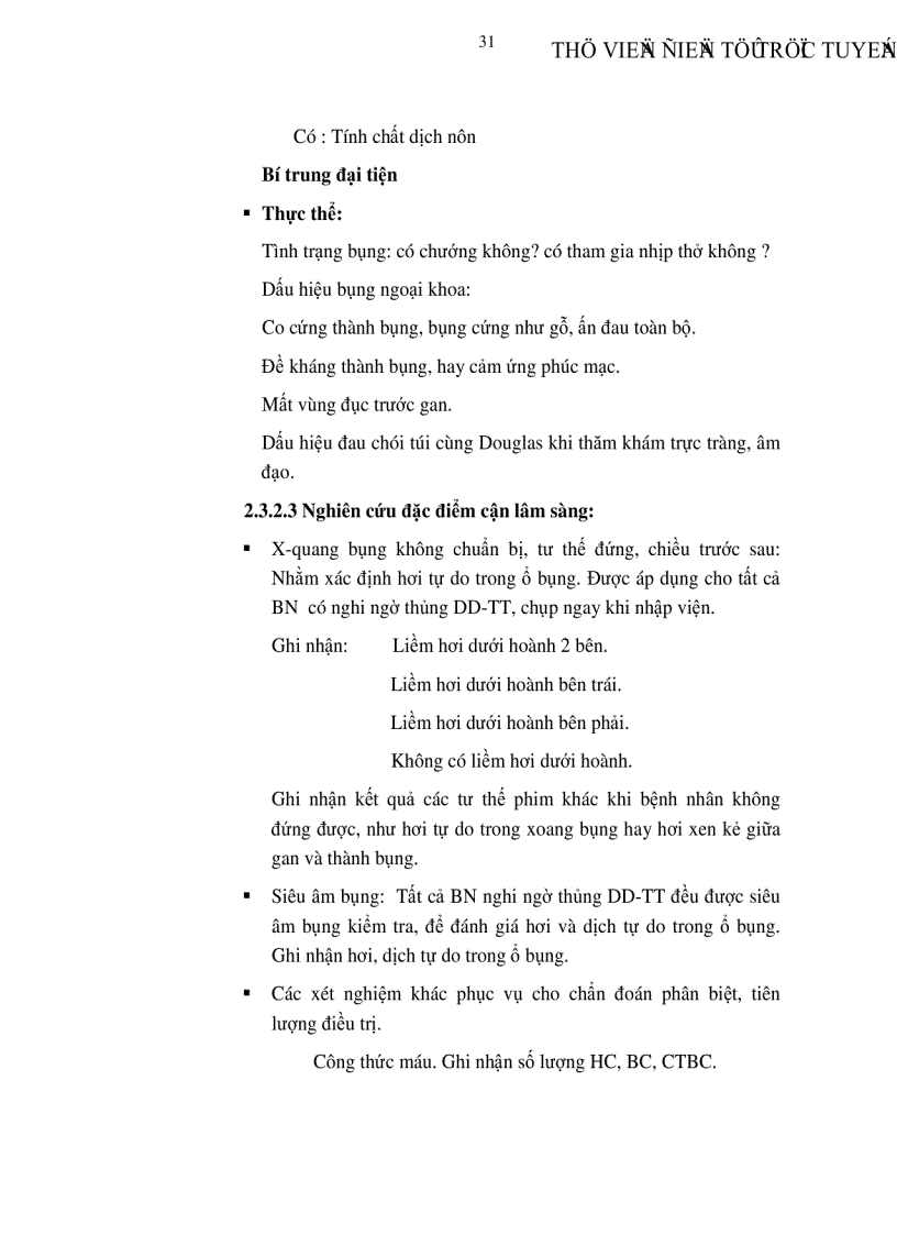 image for page Đánh giá kết quả sớm trong điều trị thủng ổ loét dạ dày tá tràng bằng phẫu thuật nội soi