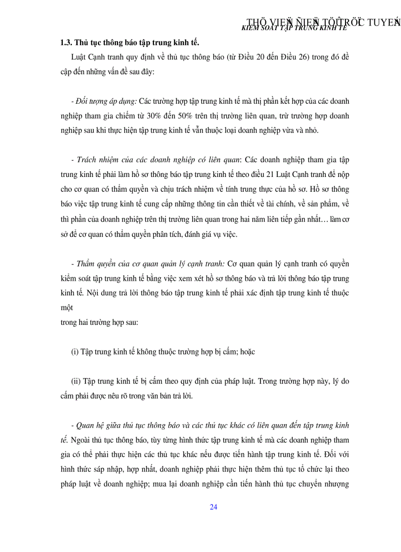 image for page Cơ sở pháp lý kiểm soát tập trung kinh tế trong pháp luật cạnh tranh kinh nghiệm thế giới và thực tiễn áp dụng cho Việt Nam