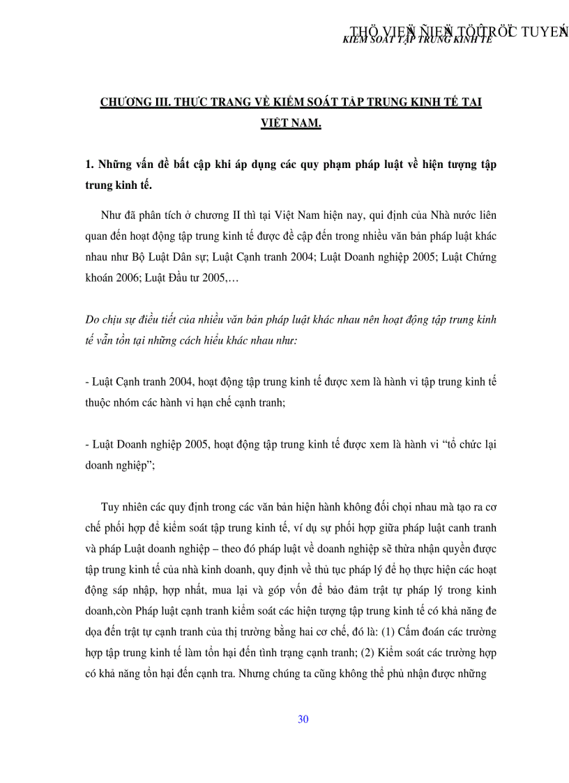 image for page Cơ sở pháp lý kiểm soát tập trung kinh tế trong pháp luật cạnh tranh kinh nghiệm thế giới và thực tiễn áp dụng cho Việt Nam