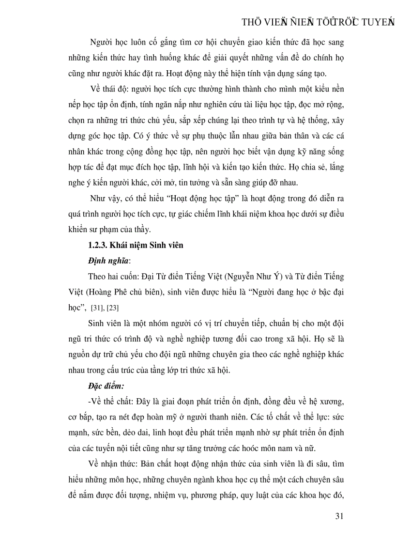 image for page Sự thích ứng với hoạt động học tập của sinh viên Khoa Công tác xã hội và Phát triển Cộng đồng trường Đại học Đà Lạt