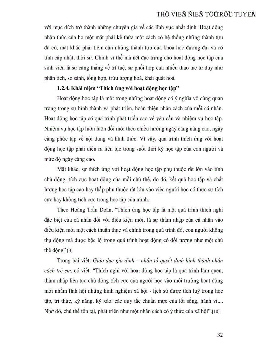 image for page Sự thích ứng với hoạt động học tập của sinh viên Khoa Công tác xã hội và Phát triển Cộng đồng trường Đại học Đà Lạt