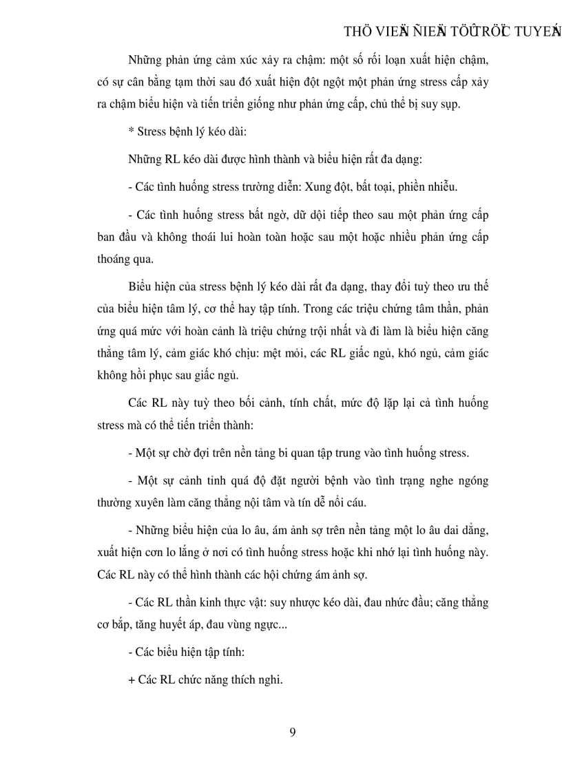 image for page Tìm hiểu tác động của sang chấn tâm lý ở bệnh nhân tâm căn