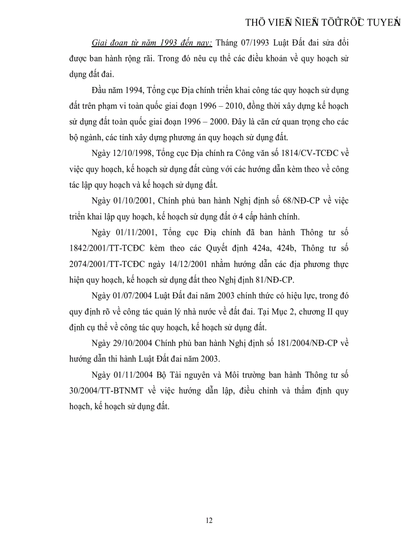 image for page Quy hoạch sử dụng đất thị trấn Lim huyện Tiên Du tỉnh Bắc Ninh giai đoạn 2007 2015