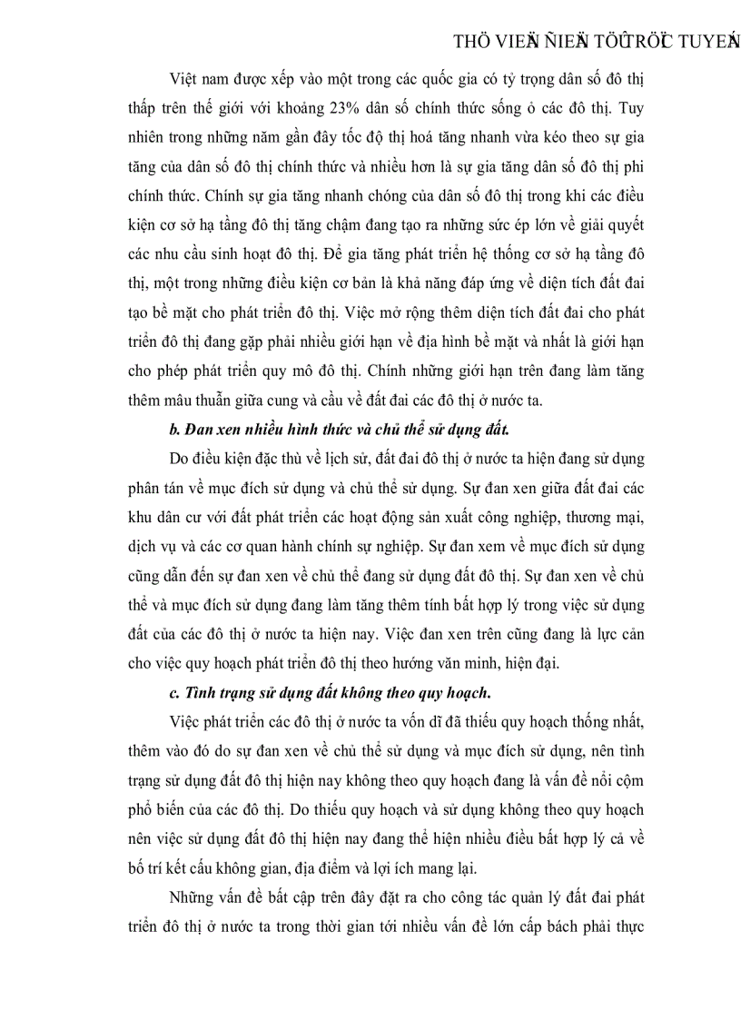 image for page Một số vấn đề quản lý nhà nước về đất đô thị