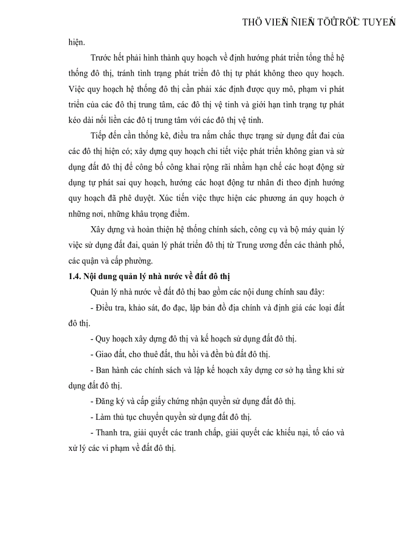 image for page Một số vấn đề quản lý nhà nước về đất đô thị