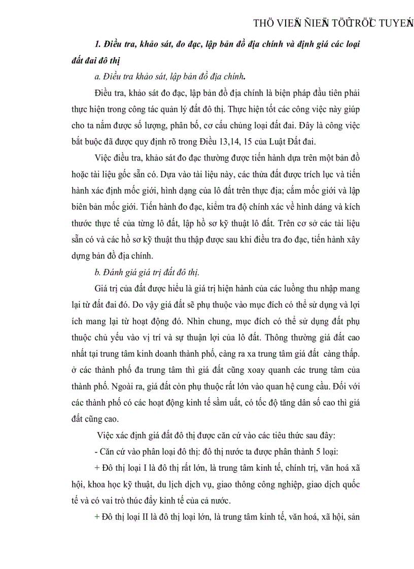 image for page Một số vấn đề quản lý nhà nước về đất đô thị