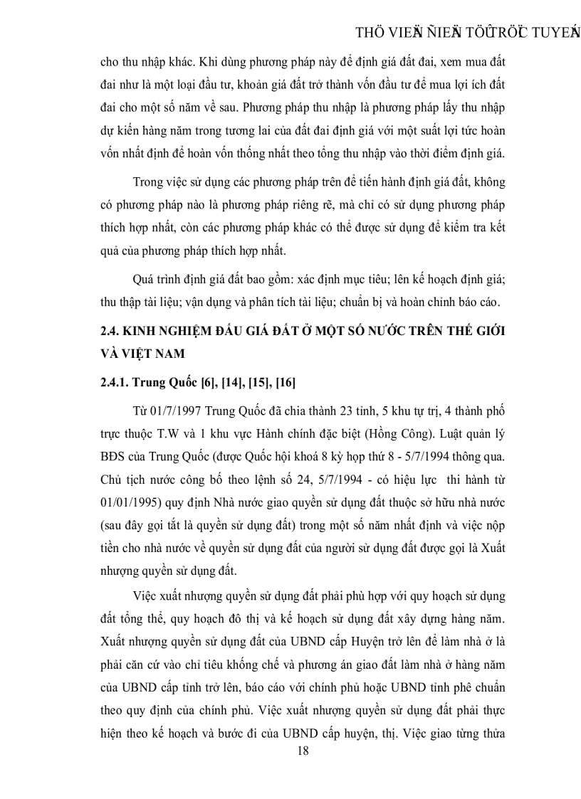 image for page Nghiên cứu giá đất bồi thường tại một số dự án trên địa bàn Quận Hoàng Mai thành phố Hà Nội