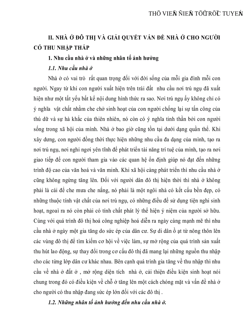 image for page Vấn đề nhà ở cho người có thu nhập thấp