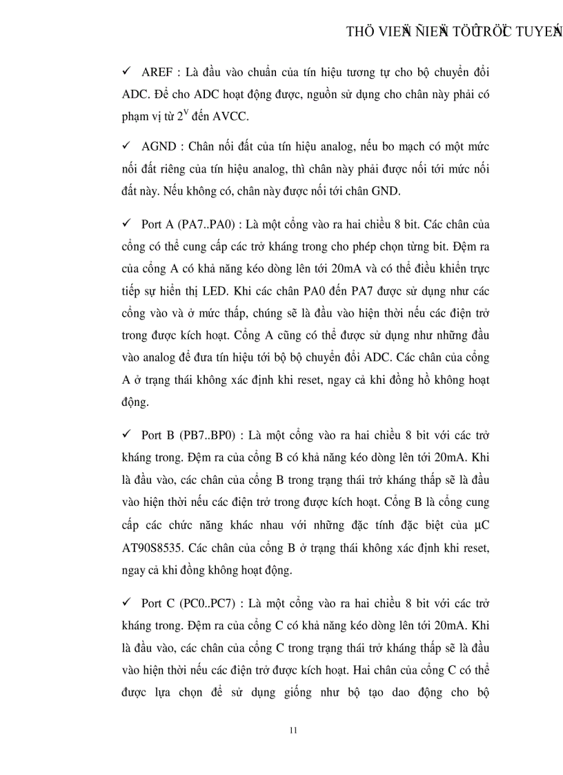 image for page Thiết kế phần cứng và phần mềm cho mạch điểu khiển AT90S8535