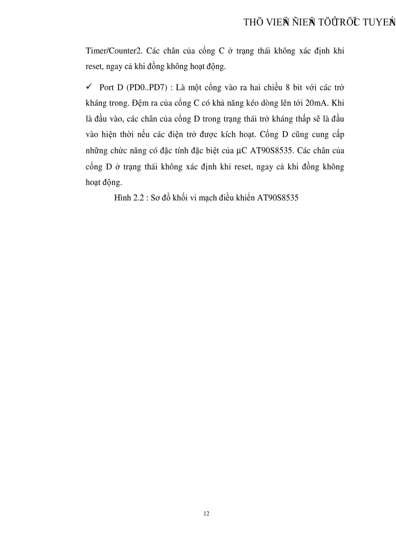 image for page Thiết kế phần cứng và phần mềm cho mạch điểu khiển AT90S8535