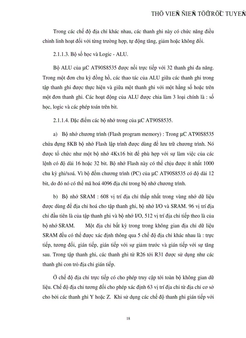 image for page Thiết kế phần cứng và phần mềm cho mạch điểu khiển AT90S8535