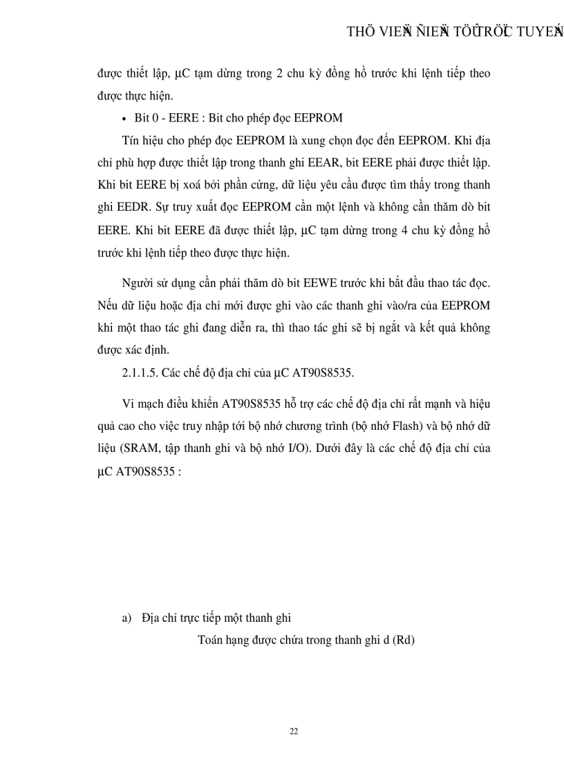 image for page Thiết kế phần cứng và phần mềm cho mạch điểu khiển AT90S8535