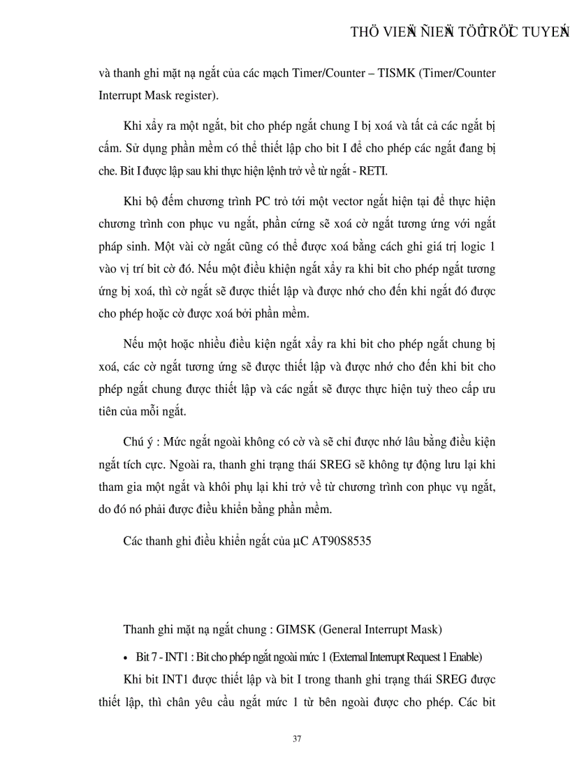 image for page Thiết kế phần cứng và phần mềm cho mạch điểu khiển AT90S8535