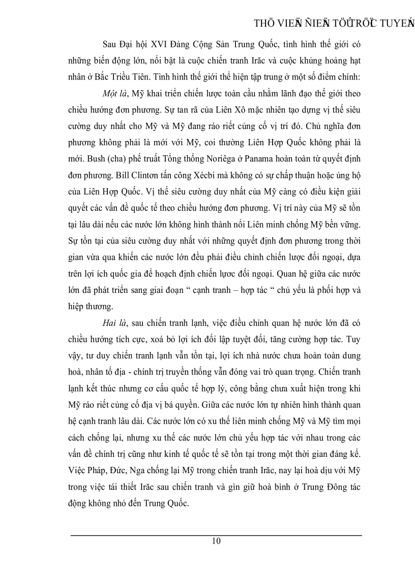 image for page Quan hệ Việt Nam Trung Quốc sau chiến tranh lạnh Thực trạng và triển vọng