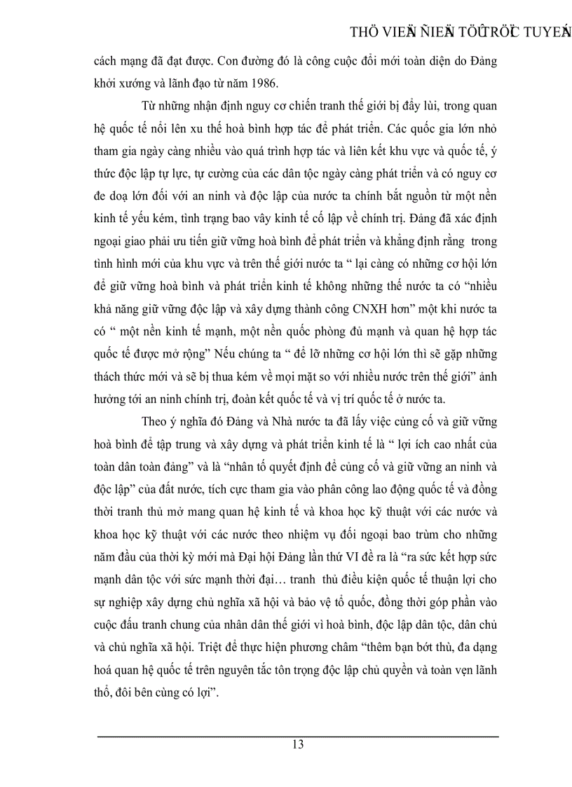 image for page Quan hệ Việt Nam Trung Quốc sau chiến tranh lạnh Thực trạng và triển vọng