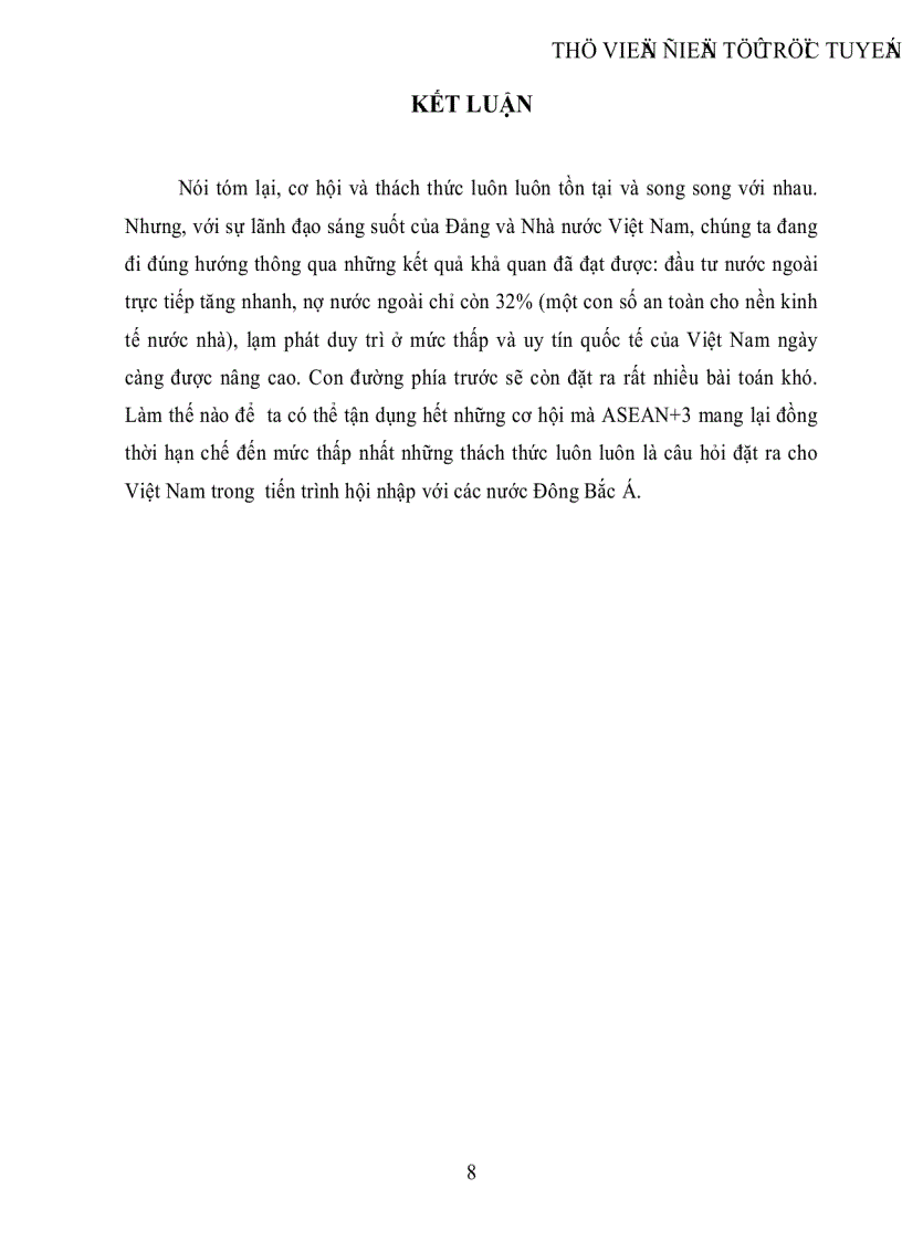 image for page Cơ hội và thách thức của Việt Nam trong bối cảnh hợp tác Đông Á