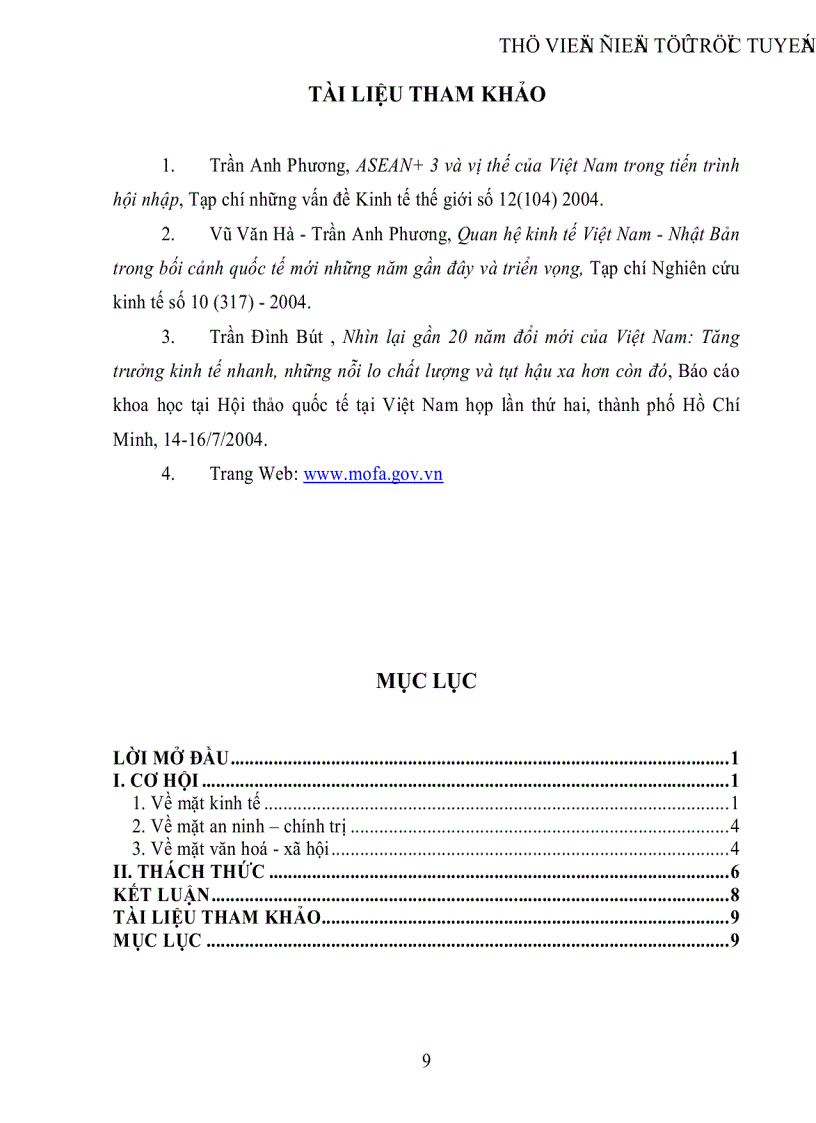 image for page Cơ hội và thách thức của Việt Nam trong bối cảnh hợp tác Đông Á