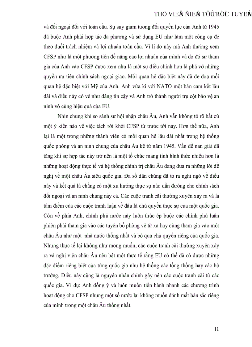 image for page Đôi nét về chính sách đối ngoại của Anh