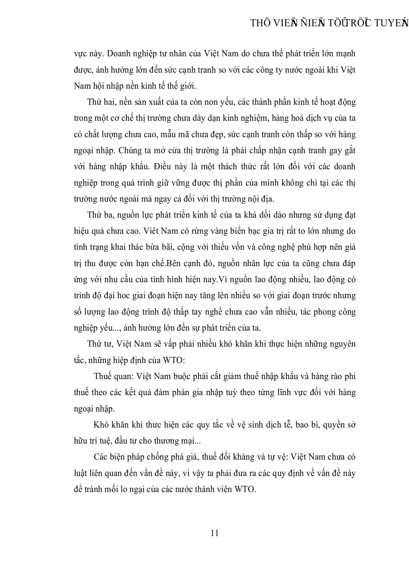 image for page Những nguyên tắc cơ bản của hệ thống thương mại của WTO và những thách thức đối với Việt Nam