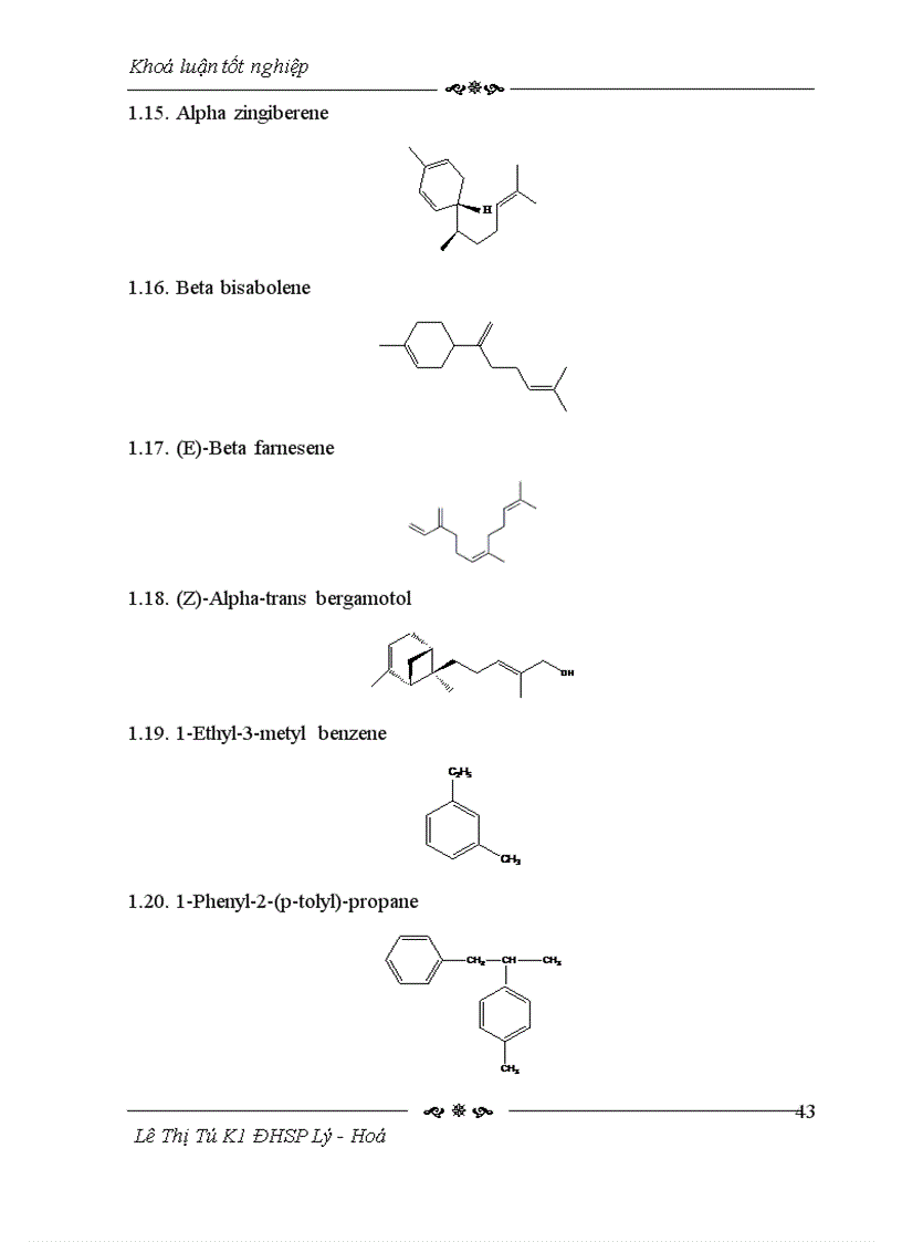 image for page Phân tích và định lượng thành phần hóa học của tinh dầu thân rễ nghệ vàng ở Thanh Hóa