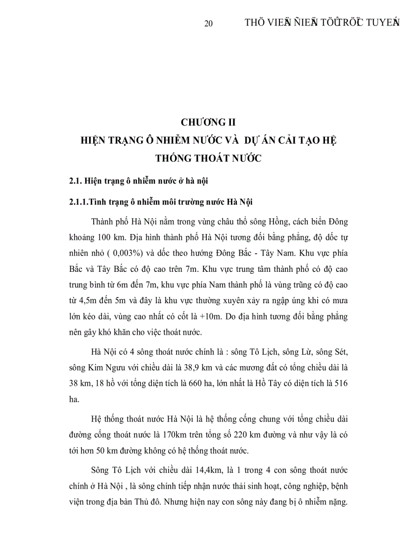 image for page Xây dựng mô hình xác định mức phí đóng góp của cộng đồng dân cư trực tiếp hưởng lợi từ việc cải thiện môi trường sông Tô Lịch giúp giảm bớt gánh nặng chi tiêu Ngân sách Nhà Nước