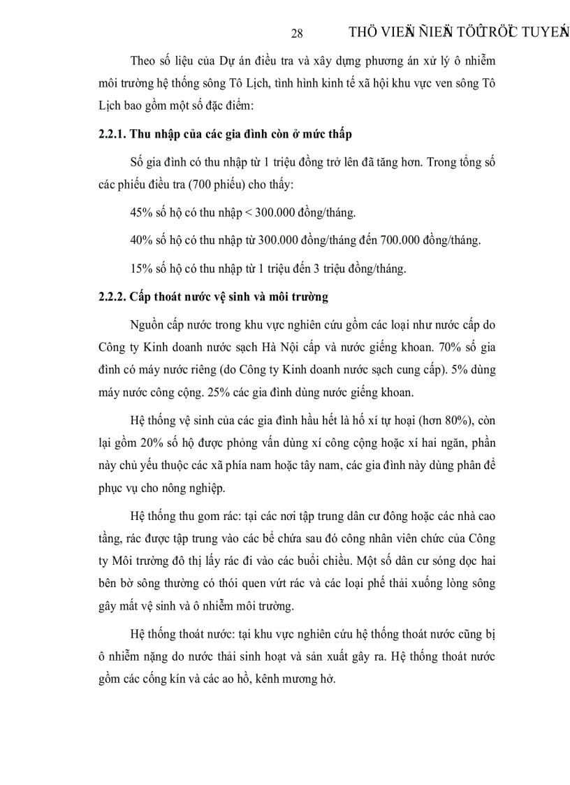 image for page Xây dựng mô hình xác định mức phí đóng góp của cộng đồng dân cư trực tiếp hưởng lợi từ việc cải thiện môi trường sông Tô Lịch giúp giảm bớt gánh nặng chi tiêu Ngân sách Nhà Nước